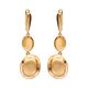 Серьги, золото, 585, 7.53г, 64094 | GoldMarket.kz