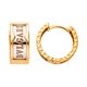 Серьги, золото, 585, 5.9г, 64099, изображение 2 | GoldMarket.kz