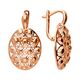 Серьги, золото, 585, 5.67г, 64123, изображение 2 | GoldMarket.kz