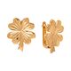 Серьги, золото, 585, 4.15г, 64127, изображение 2 | GoldMarket.kz
