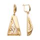 Серьги, золото, 585, 6.75г, 65411, изображение 2 | GoldMarket.kz