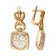 Серьги, золото, 585, 6.32г, 65421, изображение 2 | GoldMarket.kz