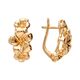 Серьги, золото, 585, 7г, 65425, изображение 2 | GoldMarket.kz