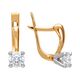 Серьги, золото, 585, 4.14г, 65426, изображение 2 | GoldMarket.kz