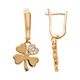 Серьги, золото, 585, 3.33г, 65438, изображение 2 | GoldMarket.kz