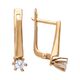Серьги, золото, 585, 2.62г, 65445, изображение 2 | GoldMarket.kz