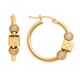 Серьги, золото, 585, 5.7г, 63244, изображение 2 | GoldMarket.kz