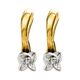 Серьги, золото, 585, 3.65г, 63340 | GoldMarket.kz