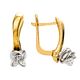 Серьги, золото, 585, 3.65г, 63340, изображение 2 | GoldMarket.kz
