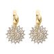 Серьги, золото, 585, 6.35г, 64429 | GoldMarket.kz