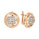 Серьги, золото, 585, 6.58г, 64883, изображение 2 | GoldMarket.kz