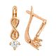 Серьги, золото, 585, 1.49г, 64886, изображение 2 | GoldMarket.kz