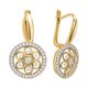 Серьги, золото, 585, 5.42г, 64895, изображение 2 | GoldMarket.kz