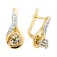 Серьги, золото, 585, 5.06г, 65041, изображение 2 | GoldMarket.kz