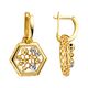 Серьги, золото, 585, 6.64г, 65092, изображение 2 | GoldMarket.kz