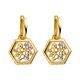 Серьги, золото, 585, 6.64г, 65092 | GoldMarket.kz