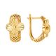 Серьги, золото, 585, 4.3г, 65296, изображение 2 | GoldMarket.kz