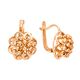 Серьги, золото, 585, 6.12г, 65309, изображение 2 | GoldMarket.kz